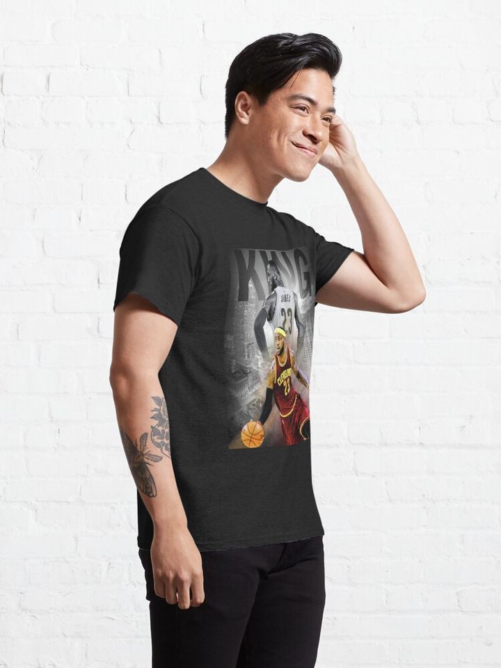 LeBron James Cotton Shirt, Comfortable Short Sleeve Sports Tee for Men, Women, Kids - Trending Street Fashion