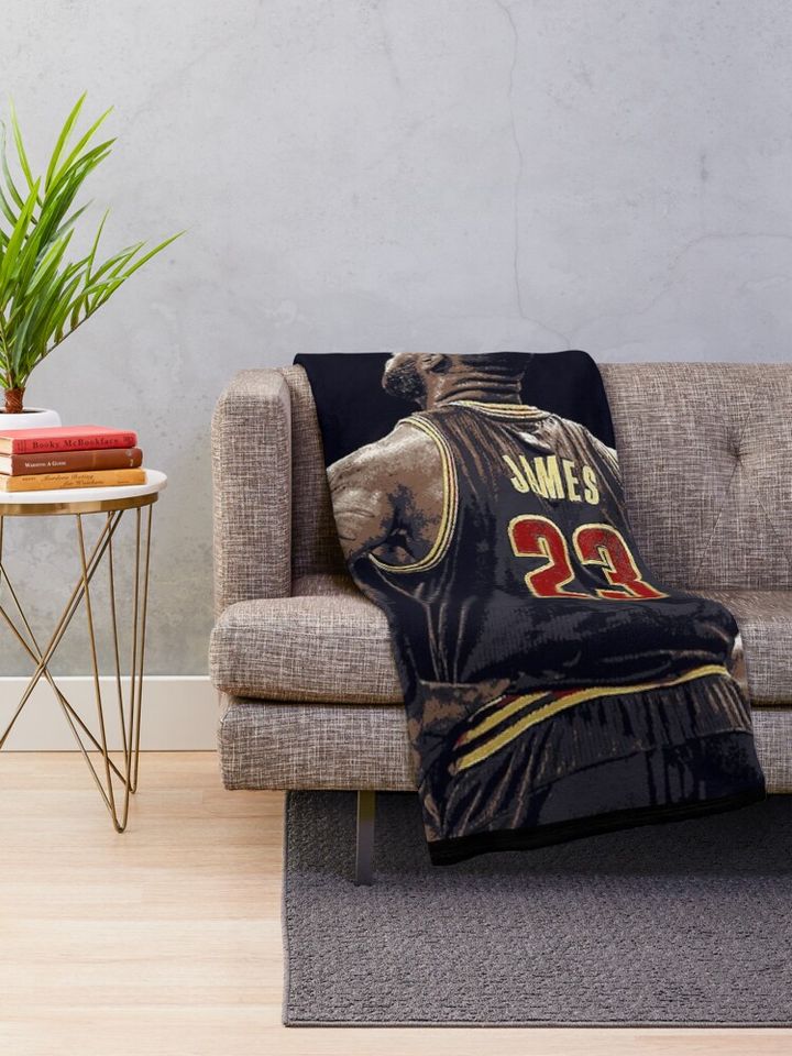 LeBron James Throw Blanket, Gift for Fan