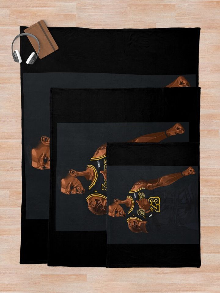 LeBron James Throw Blanket, Gift for Fan