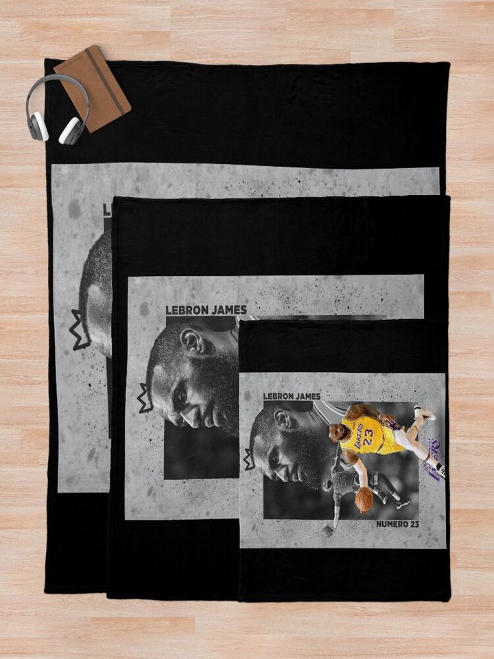 LeBron James Throw Blanket, Gift for Fan