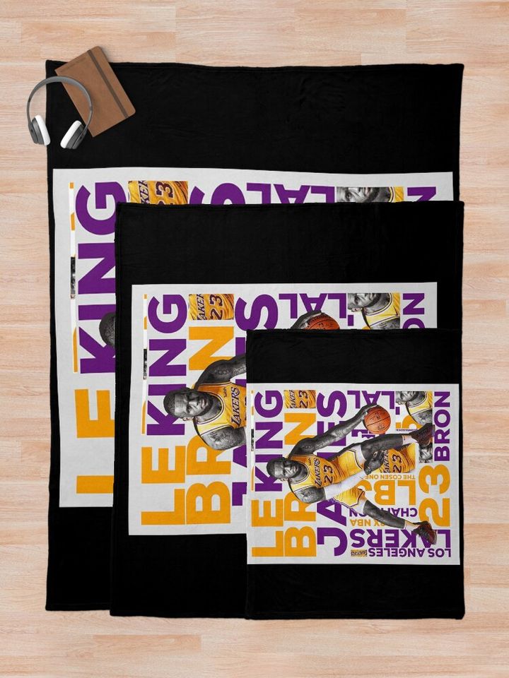LeBron James Throw Blanket, Gift for Fan