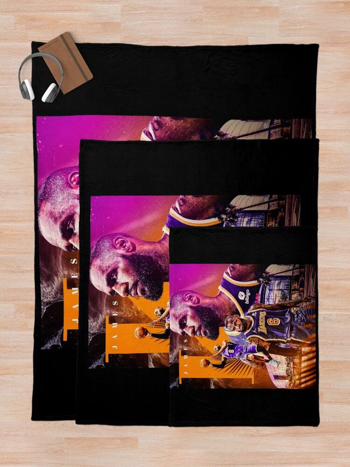 LeBron James Soft Throw Blanket, Comfortable Blanket for Men, Women, Kids