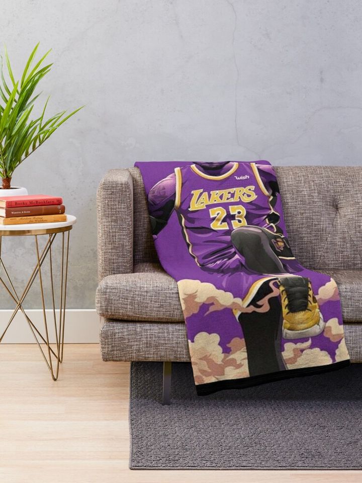 LeBron James Soft Throw Blanket, Comfortable Blanket for Men, Women, Kids