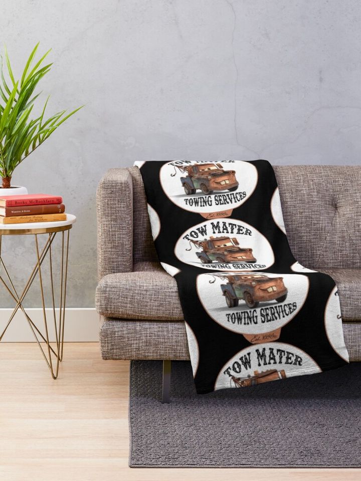Tow Mater Towing Services Est. 2006 Throw Blanket