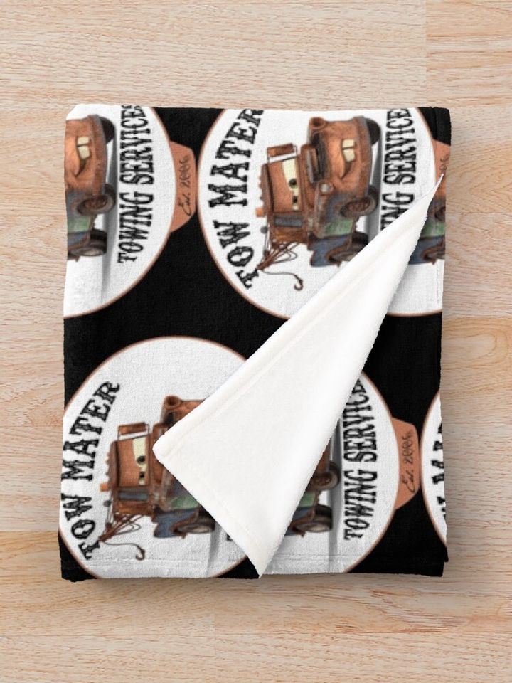 Tow Mater Towing Services Est. 2006 Throw Blanket