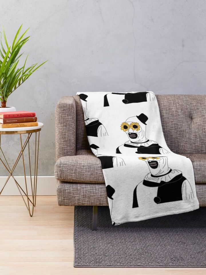 Art the clown - Terrifier Classic  Throw Blanket