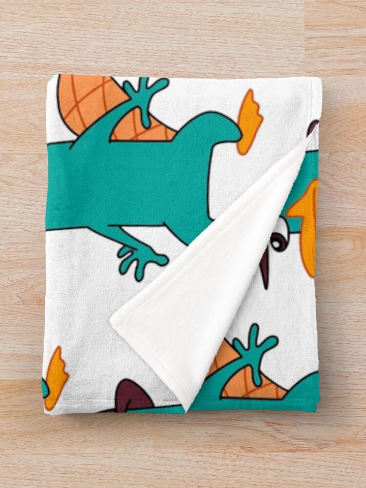 perry the platypus (7) Throw Blanket