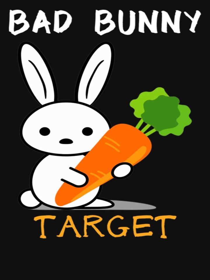 Bad Bunny Target Zipped Hoodie