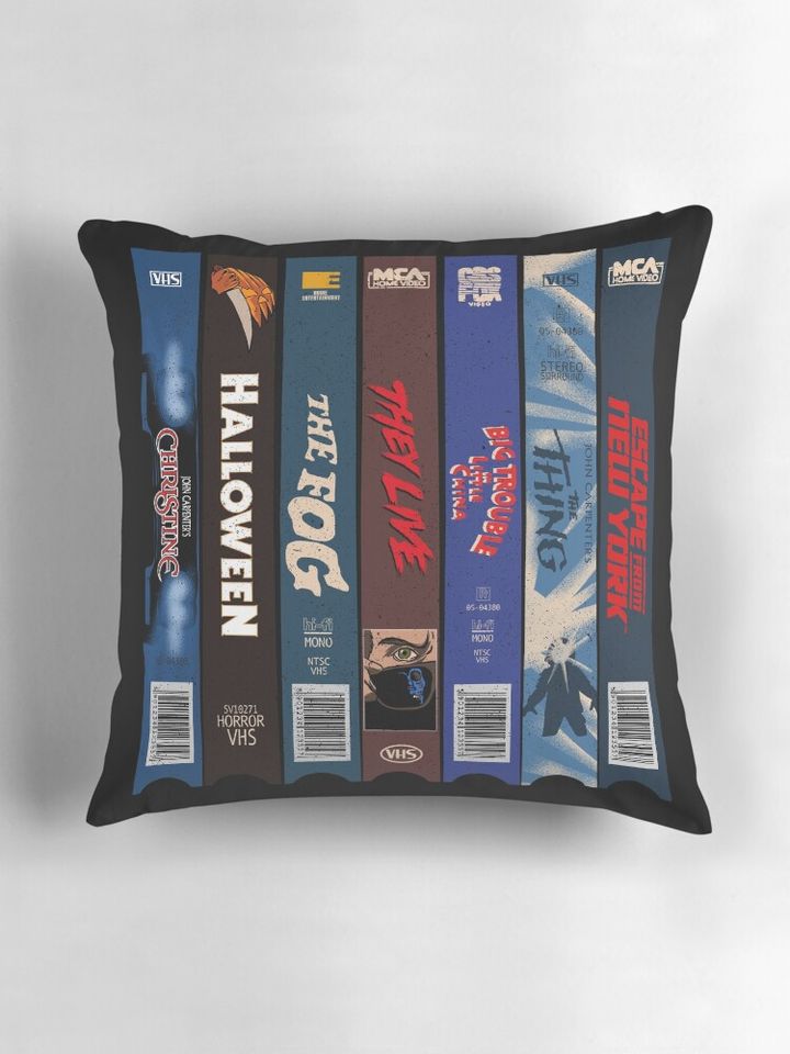 John Carpenter Vhs Pillow