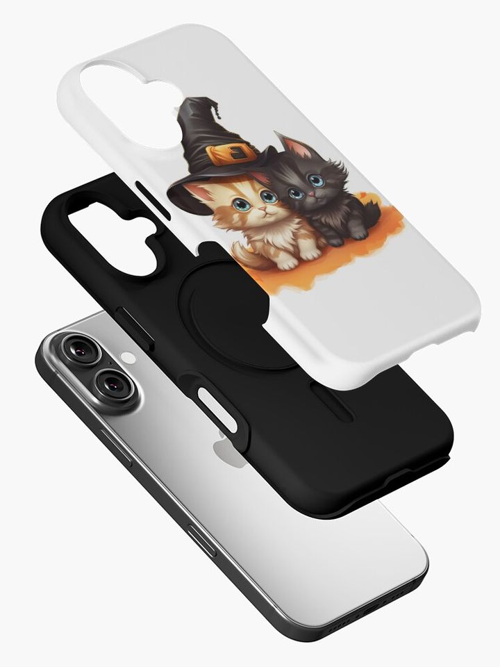 Halloween Kittens - Pawsitively Enchanting Art for the Season! iPhone Case