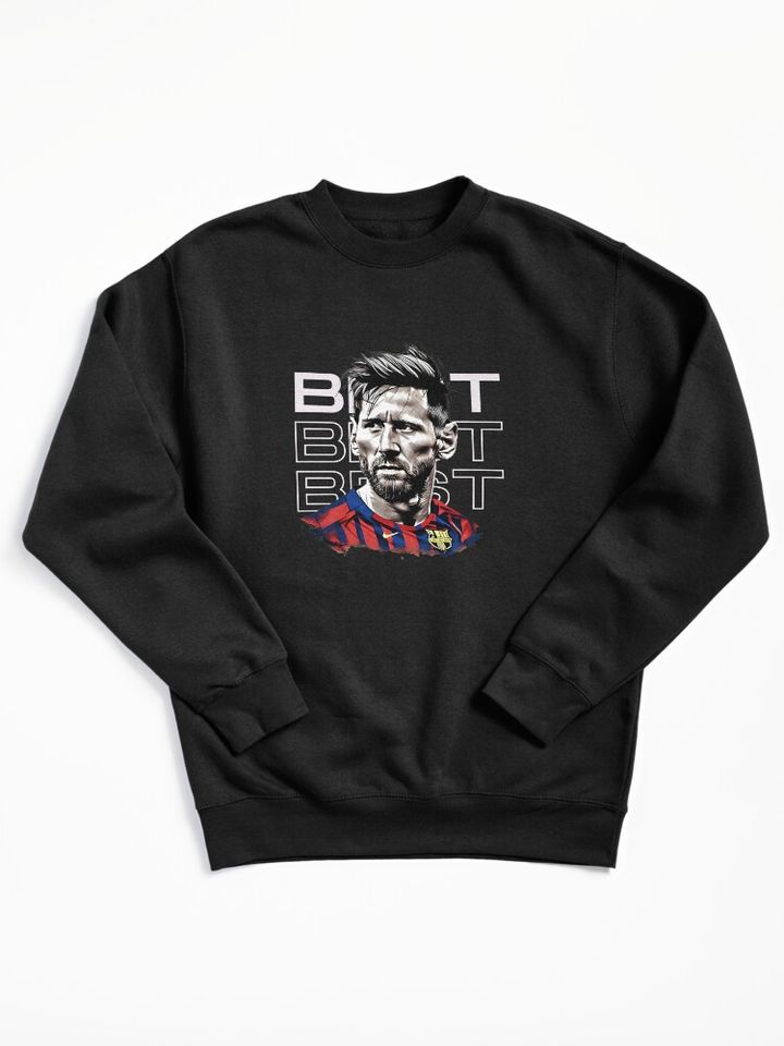 Lionel Messi Digital Art -2 Pullover Sweatshirt