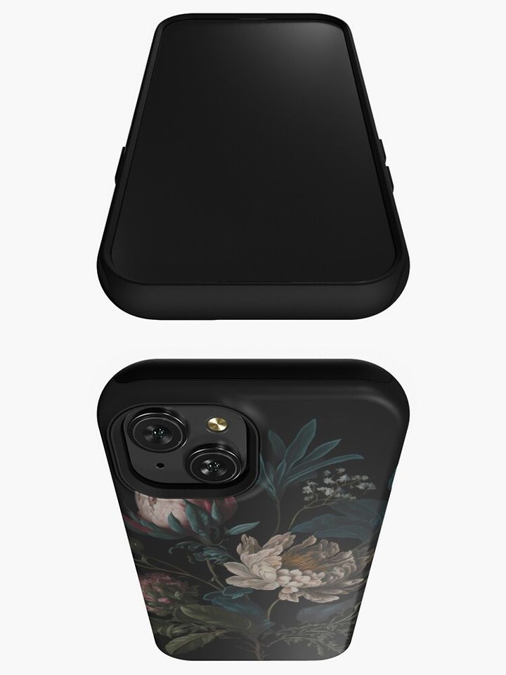 Dark Academia Peony Botanical iPhone Case