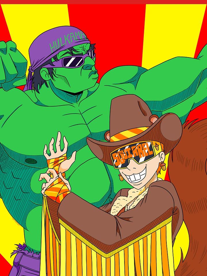 Mega Powers Tank Top, Hulk Hogan Memory, Gift for Fan, for Gymer