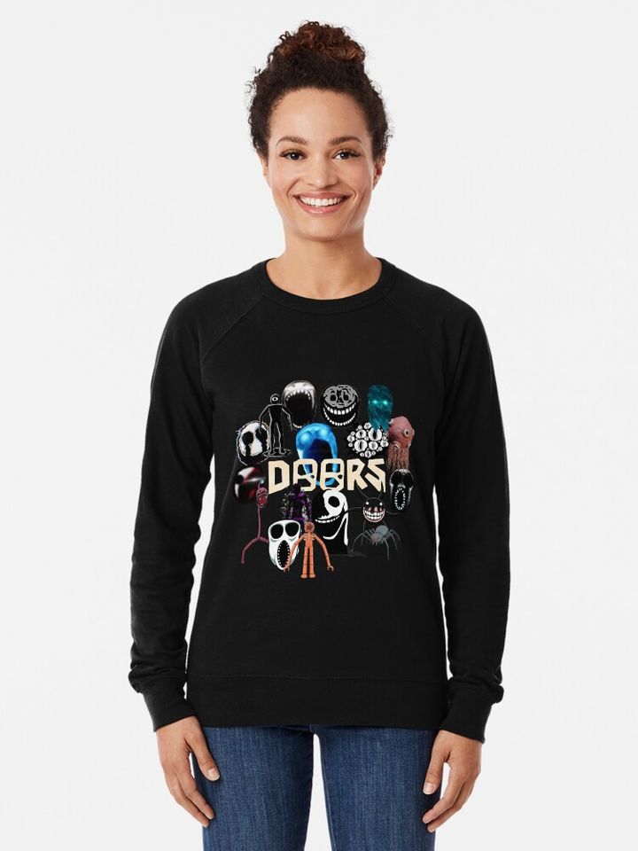 Doors Entities Everywhere    Lightweight Sweatshirt, Gift for Fan