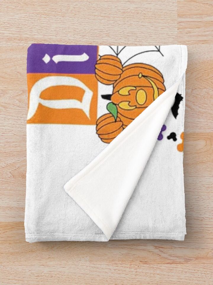 Disney Mickey And Friends Halloween Throw Blanket