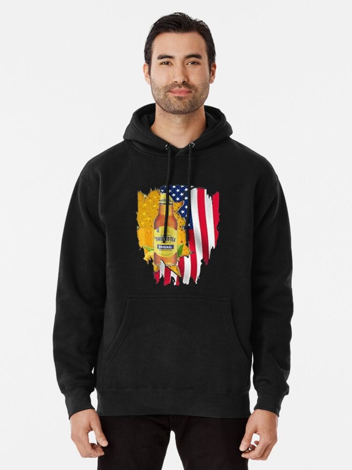 Twisted-Tea American Pullover Hoodie