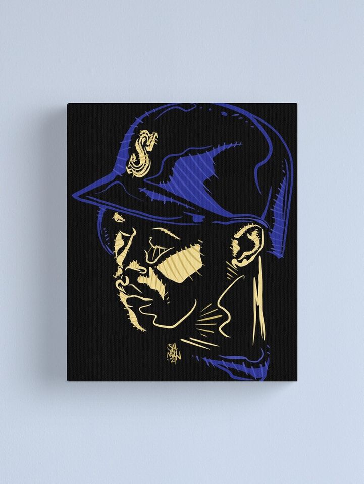 Ken Griffey Jr Canvas, Gift for baseball fan