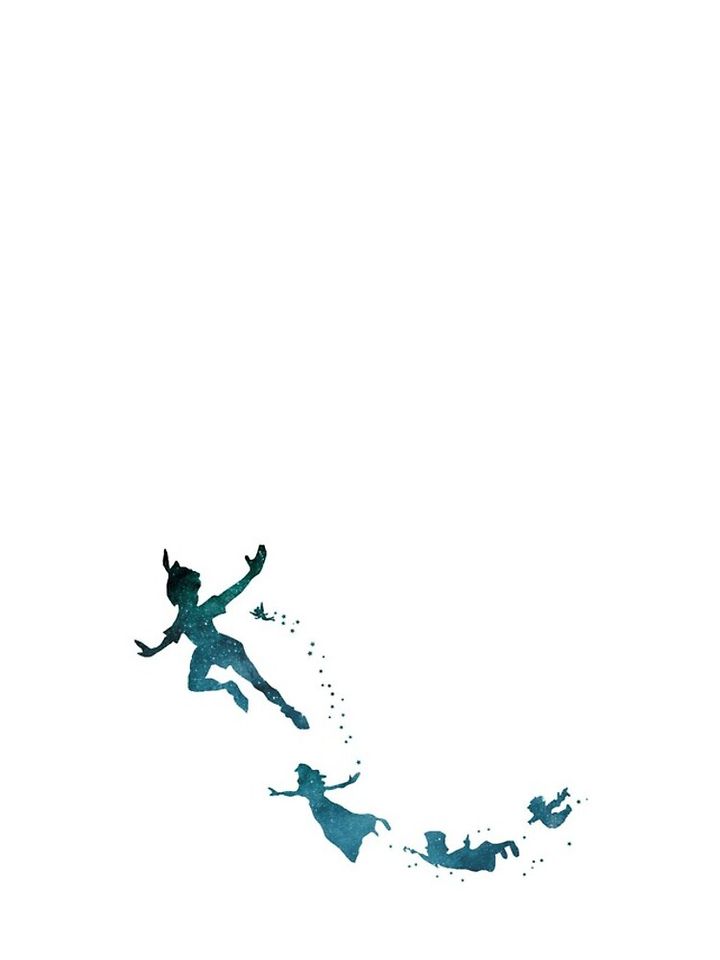 Peter Pan Illustration iPhone Case