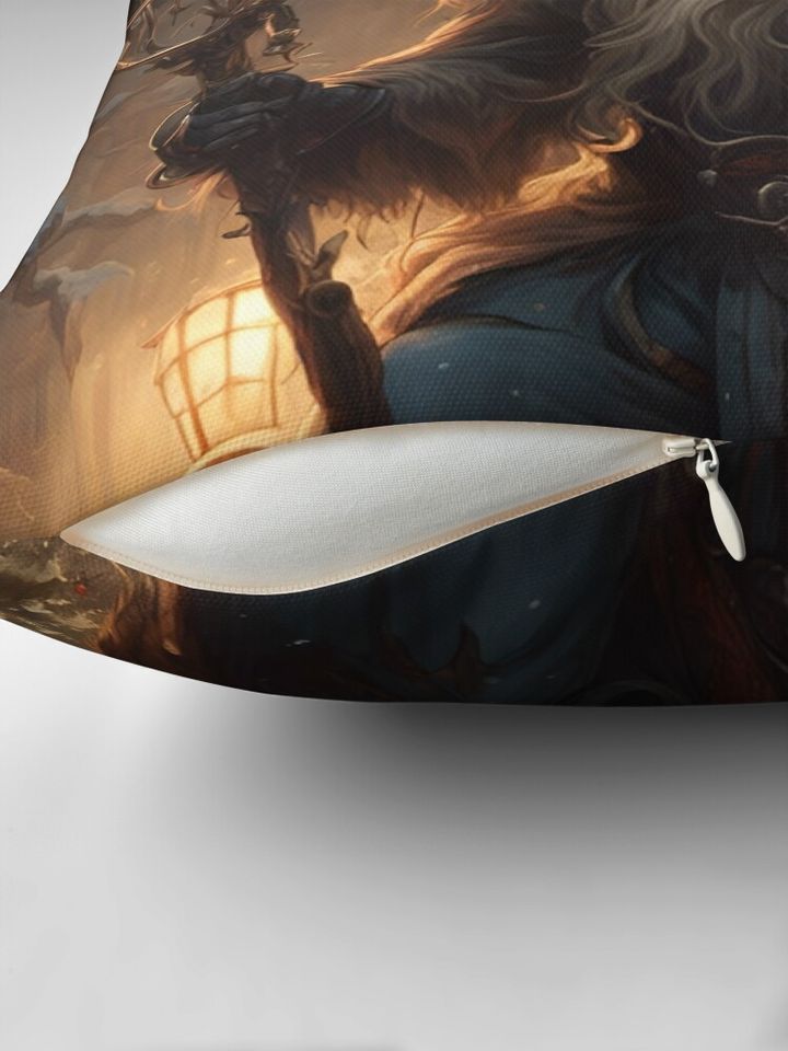 Krampus Scary Alternative Christmas Pillow