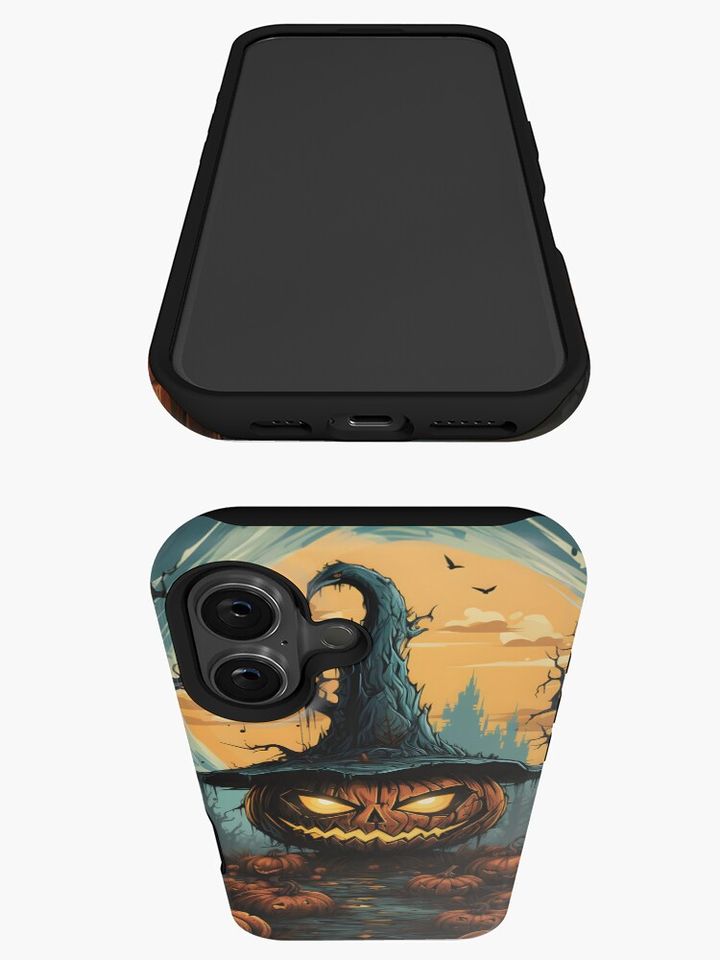 Spooky Halloween Pumpkin iPhone Case