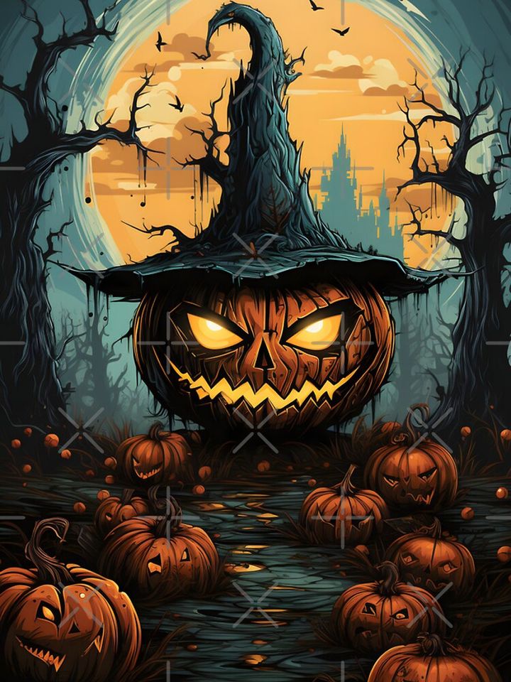 Spooky Halloween Pumpkin iPhone Case