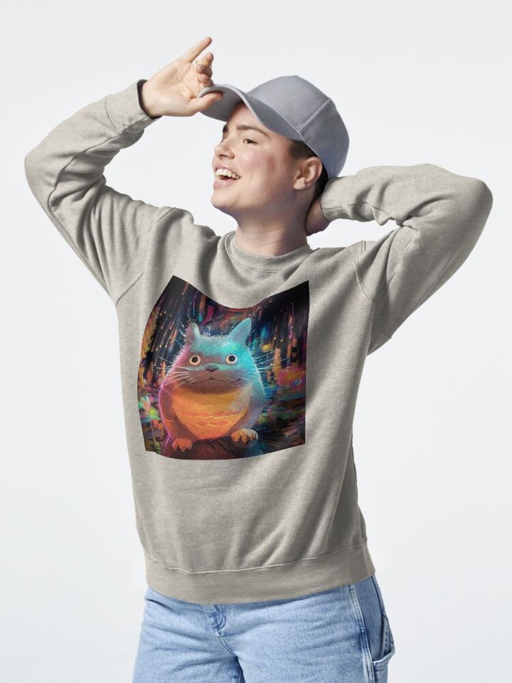 Totoro Re-Imagined Pullover Sweatshirt