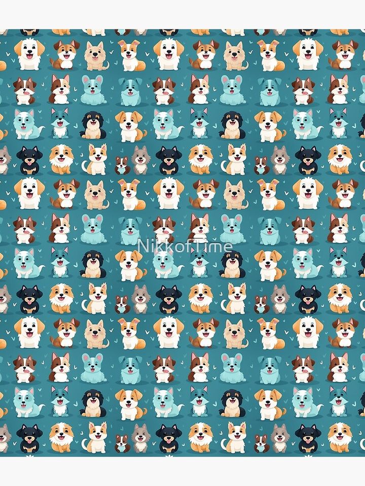 Puppy Love: Cute Dog Pattern Backpack