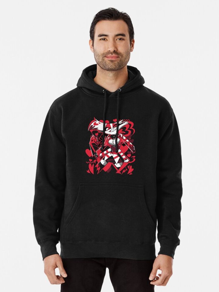 Hazbin Hotel Angel Dust Pullover Hoodie