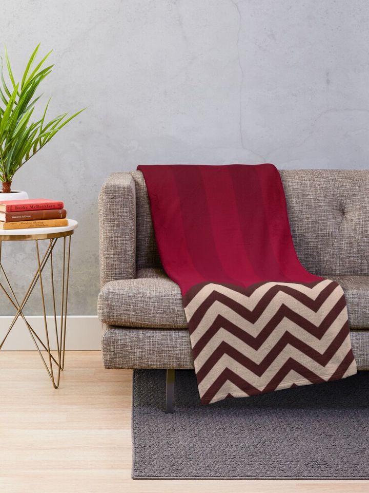 Twin Peaks Red Room Throw Blanket