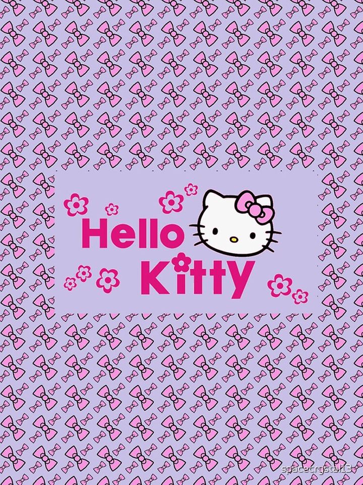 Hello Kitty bow pattern iPhone Case