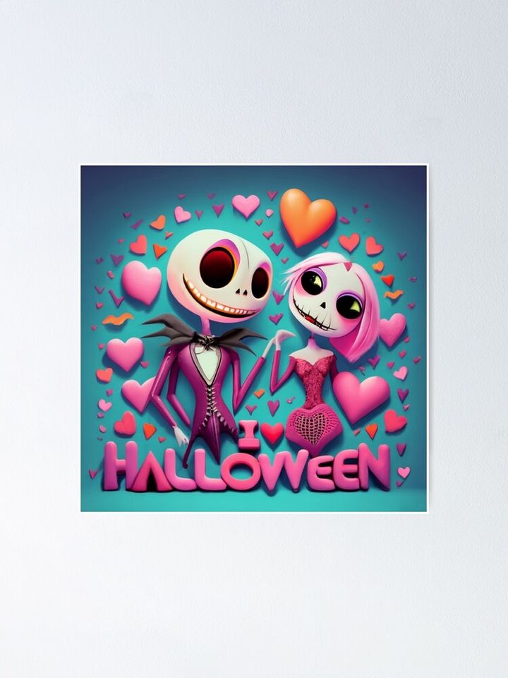 Halloween Couple Poster
