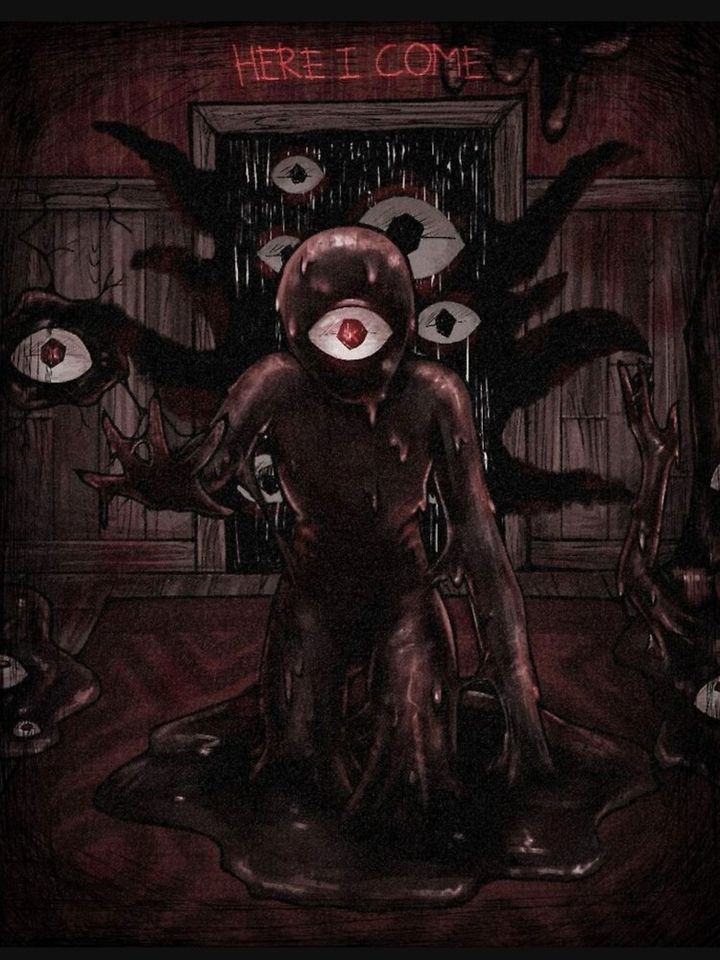 Seek here i come , roblox doors  Lightweight Hoodie