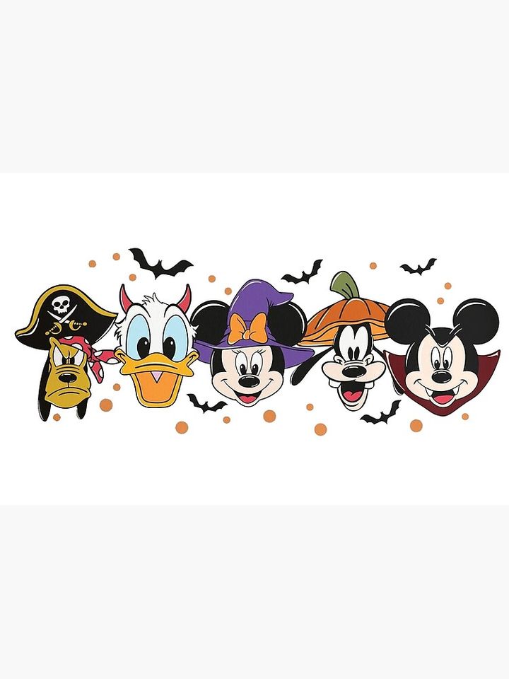 Retro Disney Mickey and Co. Halloween Makeup Bag