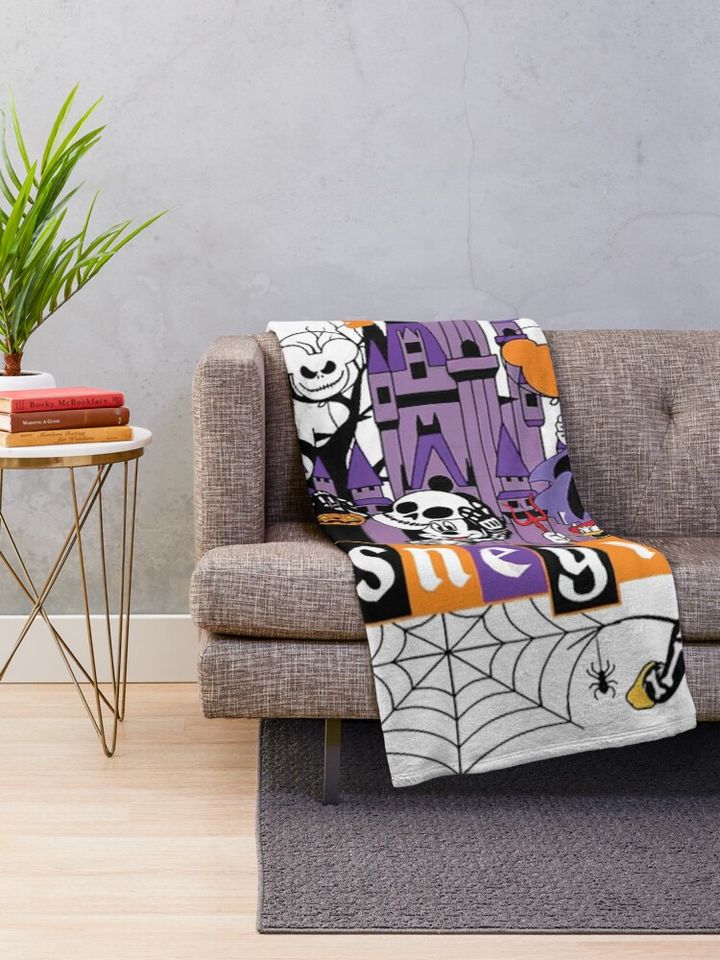 Disney Mickey And Friends Halloween Throw Blanket