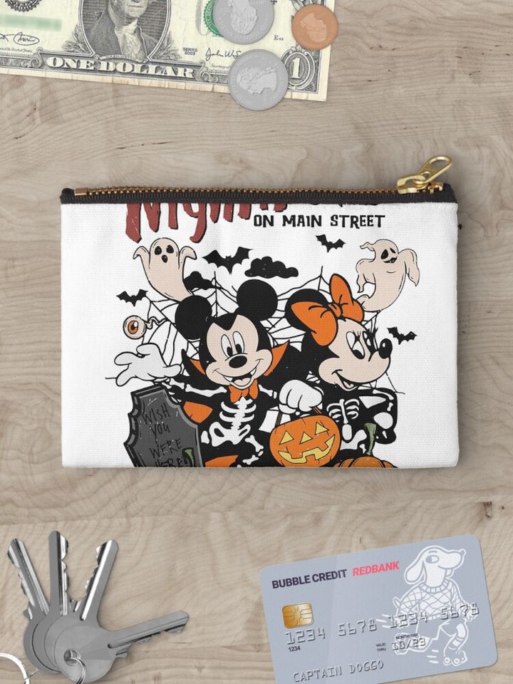 Retro Disney Mickey Halloween Makeup Bag