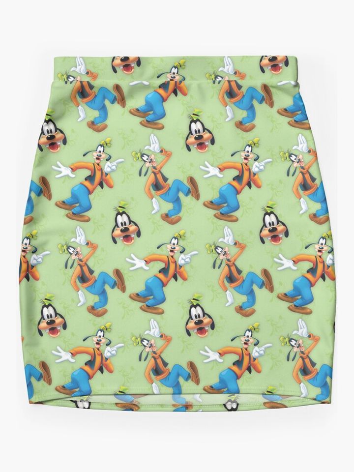 Disney Beautiful and Funny Goofy Mini Skirt