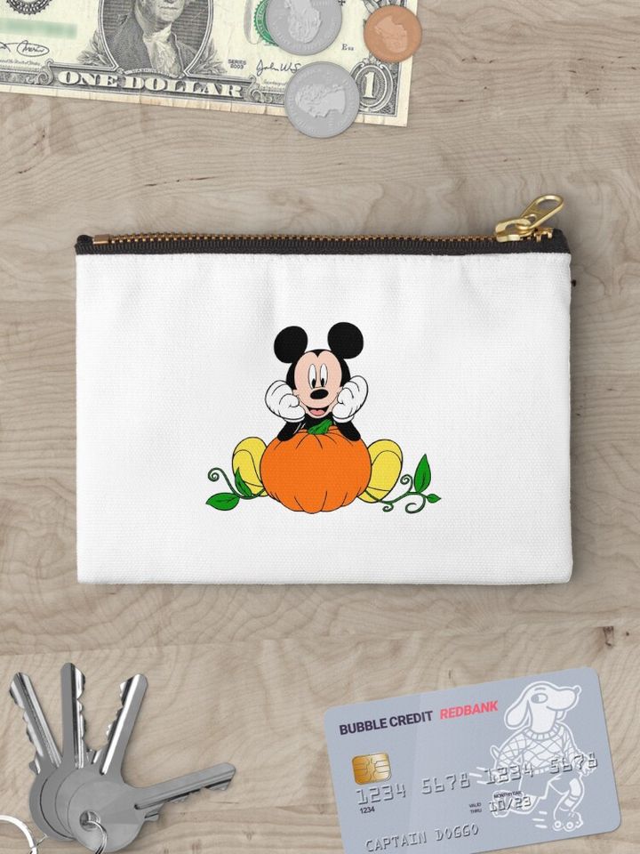Retro Disney Halloween Cosmetic Bag, Halloween Cosmetic Bag