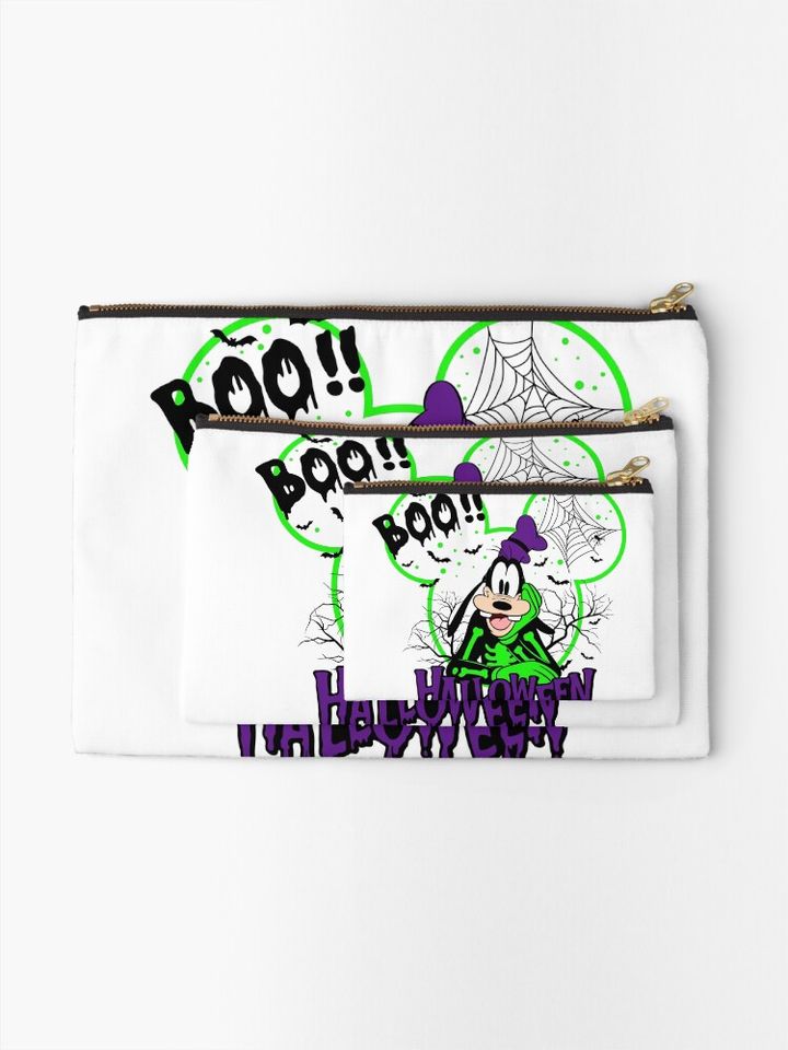 Retro Disney Halloween Dog Makeup Bag