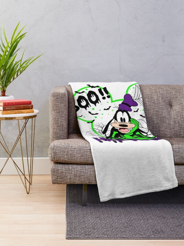 Disney Goofy Halloween Throw Blanket