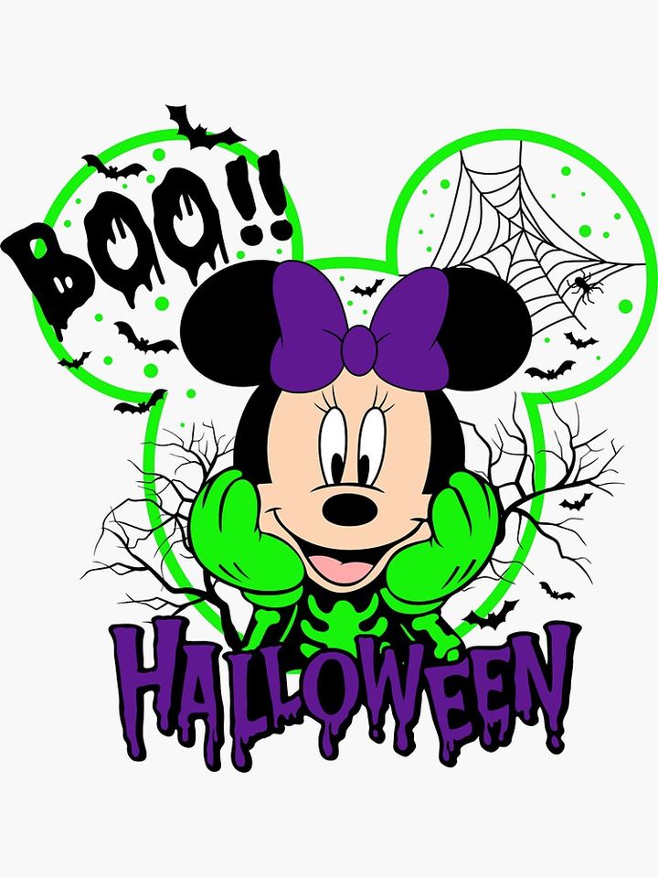 Mickey Disney Halloween Sticker