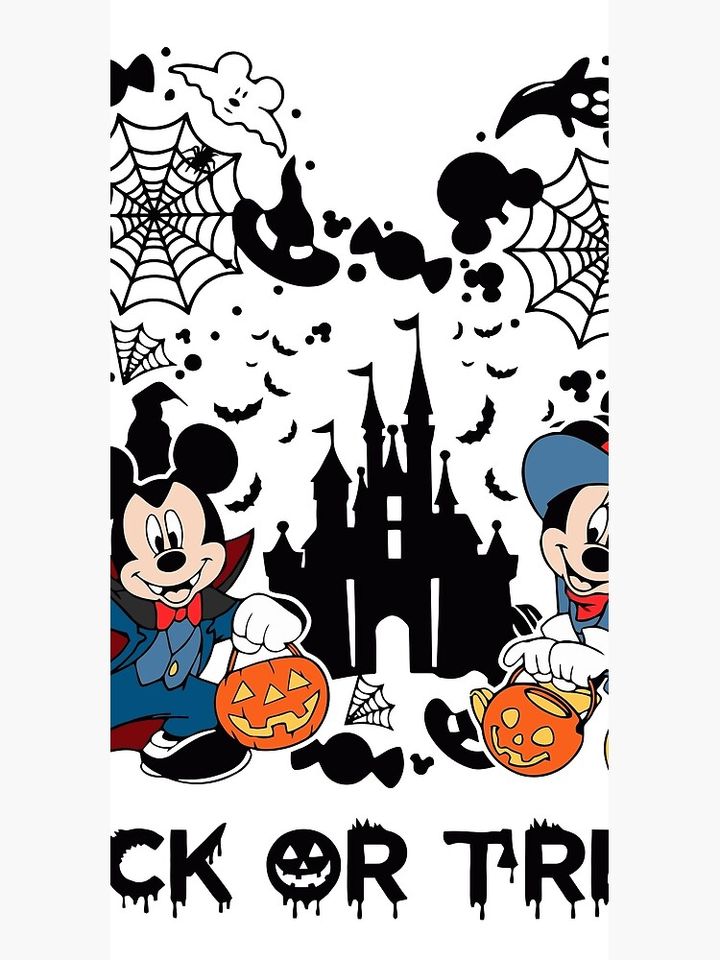 Retro Disney Ghost Halloween Duffle Bag