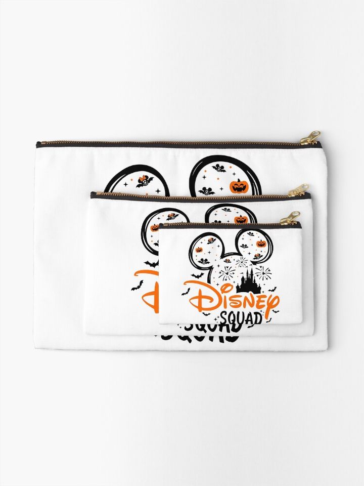Retro Disney Halloween Cosmetic Bag, Halloween Cosmetic Bag