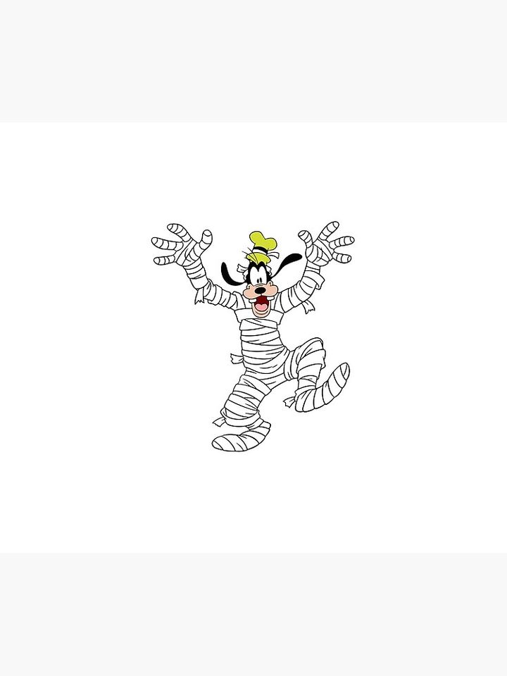 Disney Goofy Mummy Halloween Throw Blanket