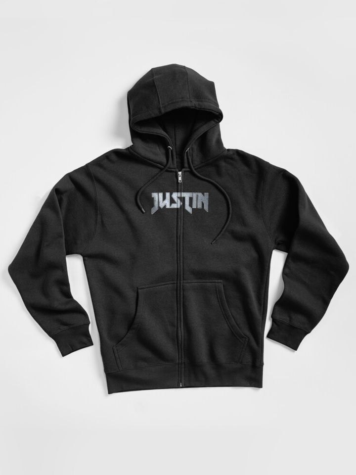 Justin - Justin Bieber World Tour Zipped Hoodie