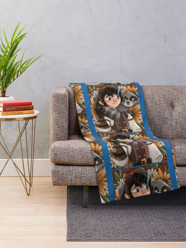 Varian Tangled Print Throw Blanket