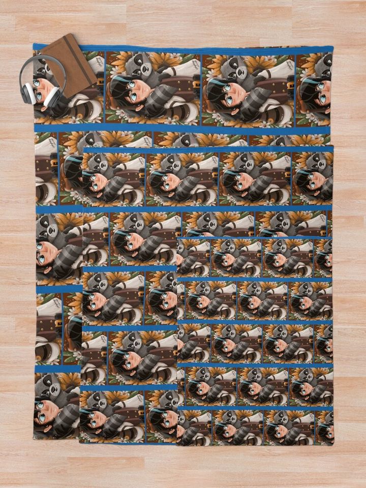 Varian Tangled Print Throw Blanket