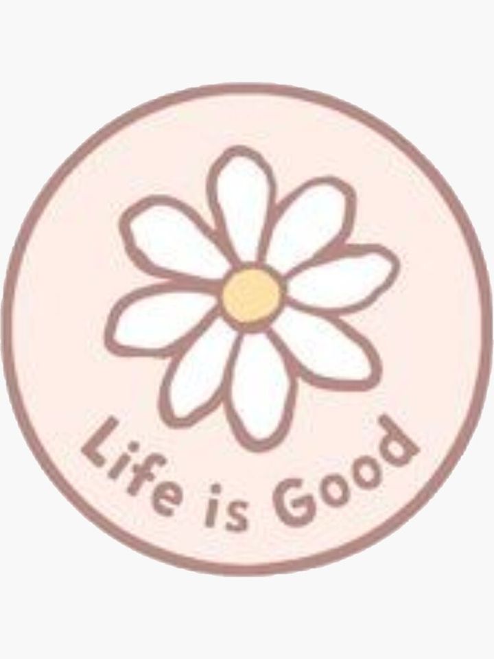 Cute Life is Good Sticker Sticker