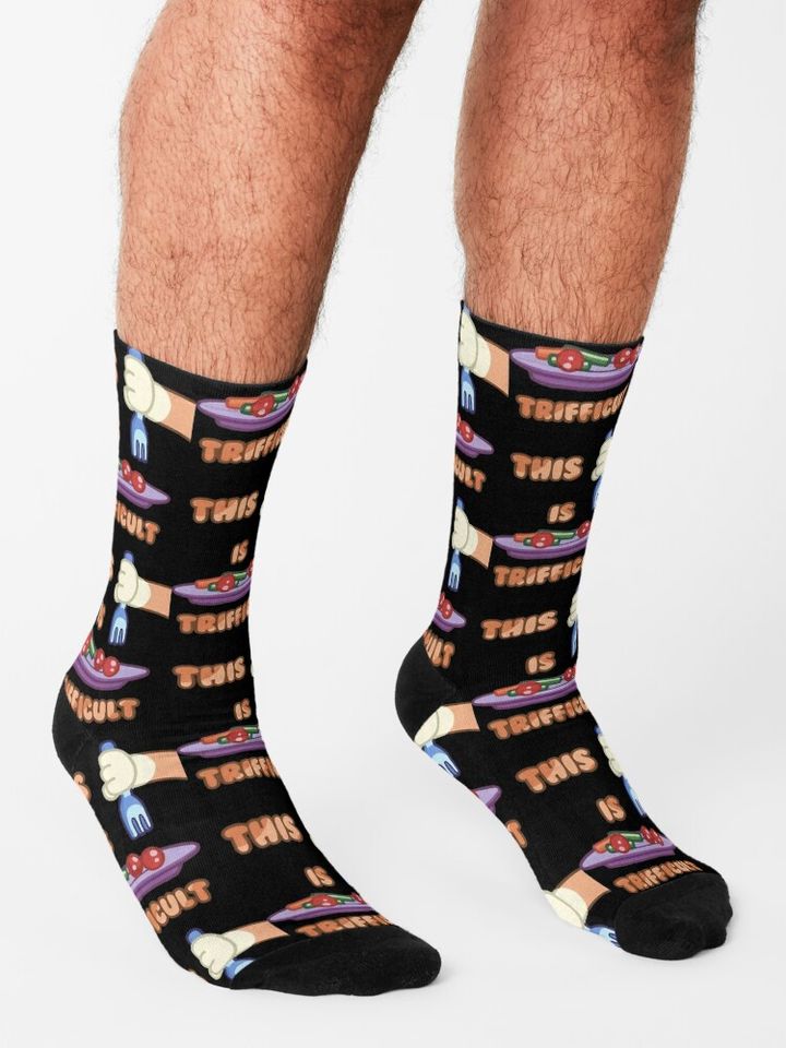 This Is Trifficult BlueyDad Socks