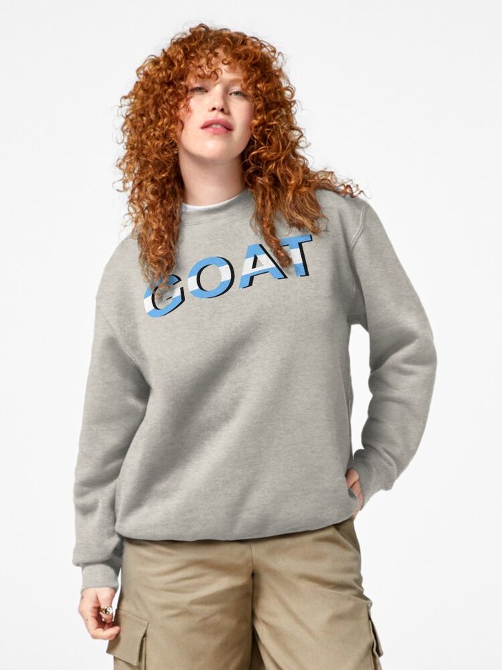 Messi The Goat Ver.2 Pullover Sweatshirt