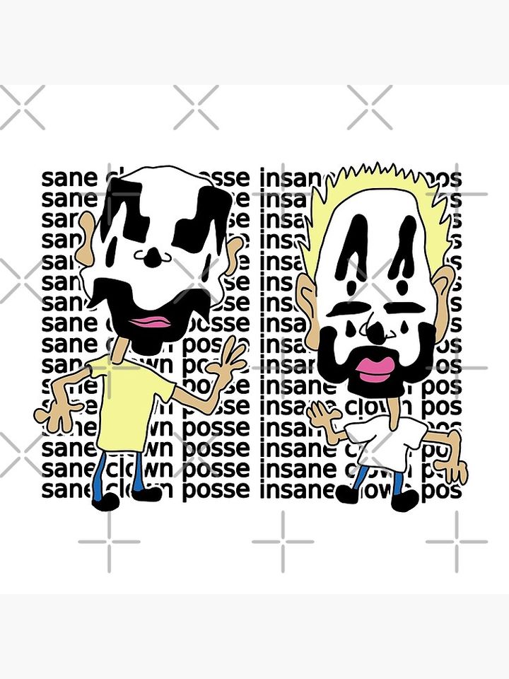 INSANE CLOWNS Duo Throw Pillow